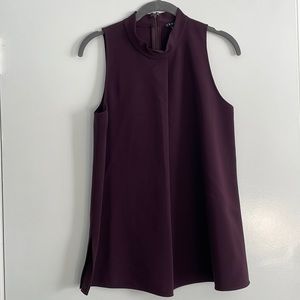 Theory dark purple blouse size small